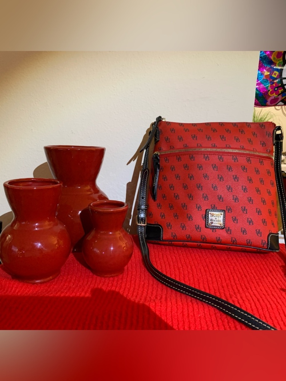 Dooney & Bourke Red Crossbody Bag